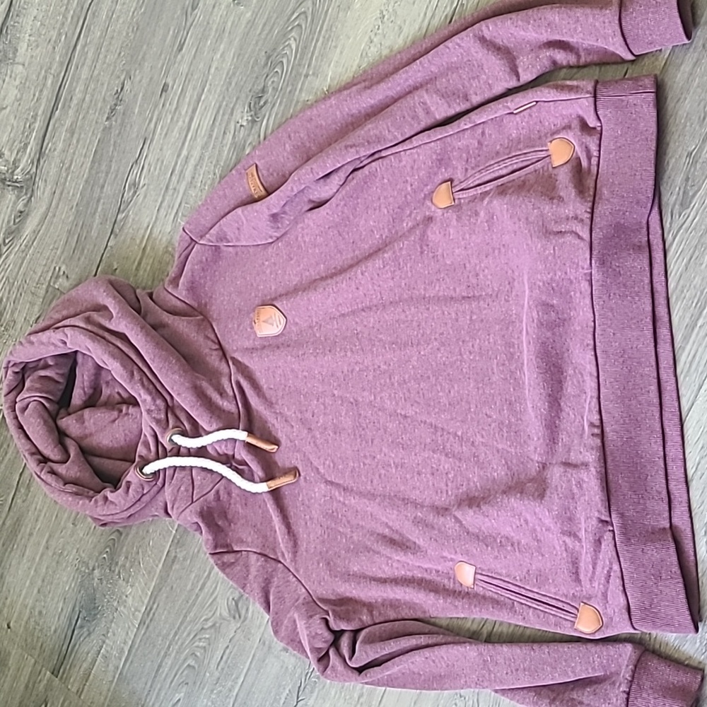Wanakome pullover cowl neck hoodie xxxl burgundy
